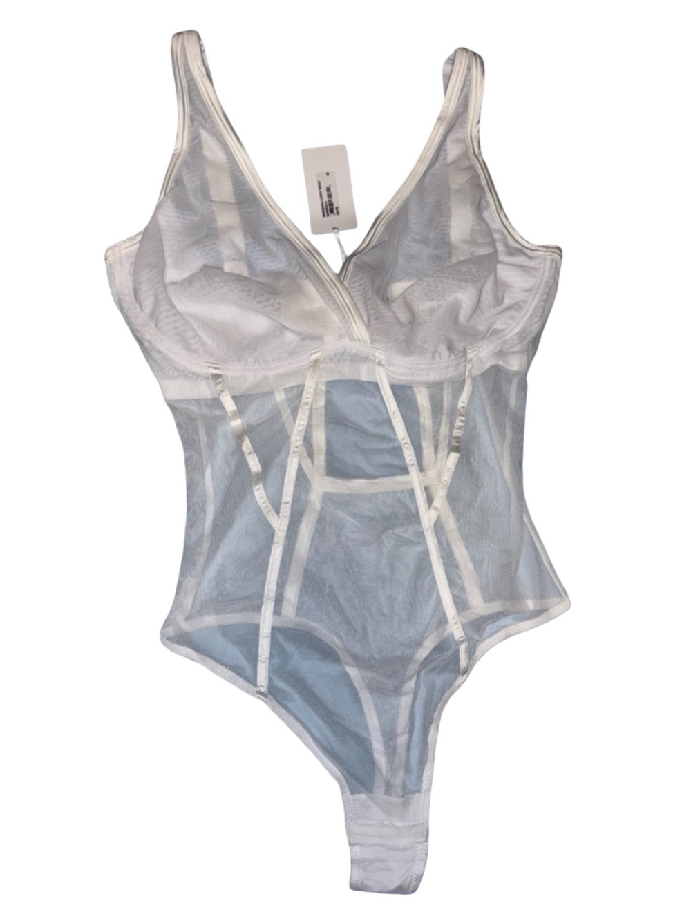 Cosabella Sardegna Curvy Teddy Sz Small in white